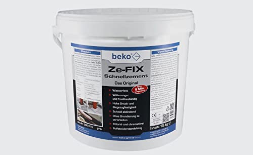 beko Ze-Fix 300 015 - Cemento rápido (15 kg)