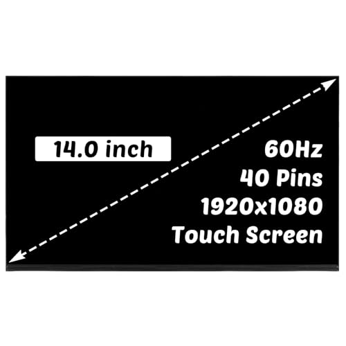 Image of Replacement for Dell Latitude 14 3420 5400 5401 5410 5411 5420 NV140FHM-T02 N140HCN-G53 B140HAK03.1 LP140WFB-SPH1 14.0 inch 60Hz 40 Pins LCD Touch Screen Digitizer Display Panel (for 1920x1080 Only)