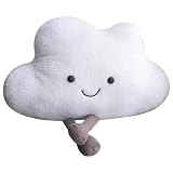 Lamppdcor Almohada de Nubes, cojín de Nubes Decorativo, Almohadas de Lanzamiento en Forma de Nube, Juguete de Peluche para niños, Almohada rellena