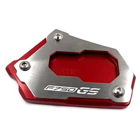 HZGLY For BMW F850GS F750GS F850 F750 GS F 750 GS F 850 Motorcycle CNC Kickstand Foot Side Stand Extension Pad Support Plate Enlarge Stands Cover