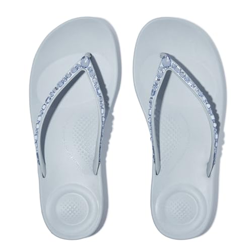 Image of FitFlop Iqushion Multi-Crystal Ergonomic Flip-Flops
