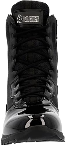 ROCKY Cadet 8" Black Side Zip Public Service Boot Size 10.5(M) | Image 2