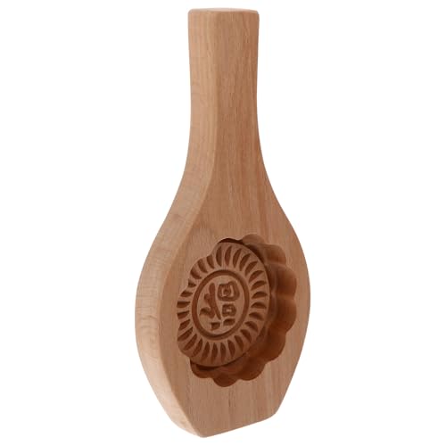 Molde de madera para pastel de luna forma floral