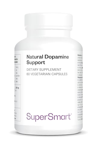 Dopamina Natural - Incrementa los Niveles de Dopamina - Extracto de Avena Sativa - Cápsulas para la Concentración y Memoria - Para Combatir la Fatiga - Salud Cognitiva - Sin Gluten - SuperSmart