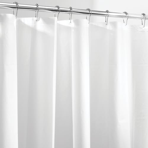 Liner de douche InterDesign blanc pour une baignoire nette et propre - 5