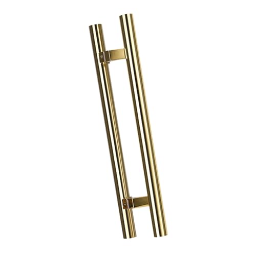 Poignée de porte de douche double face en acier inoxydable en forme de H - 2