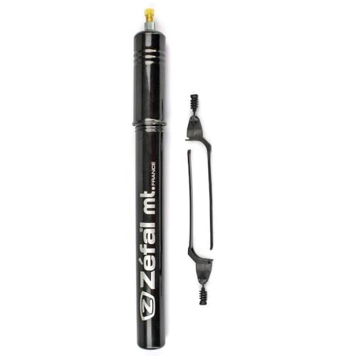 Zefal Mt 320 Aluminium Traditional Pump, 2 Pegs 105 X-Large - 380 mm, Glossy Black