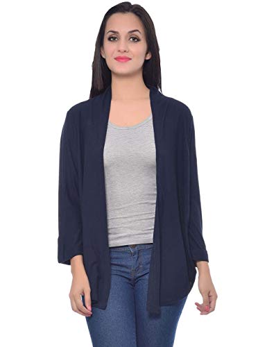 Image of Frenchtrendz Womens's Viscose Crepe Shrug(Size: XS-4XL)