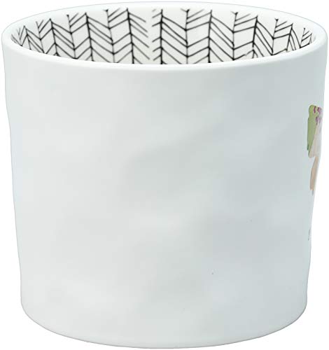Taza de café stemless 16 oz con mariposa y rayas miniatura 3
