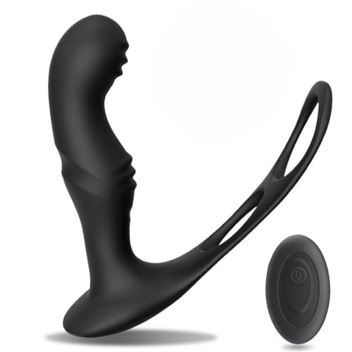 massaggiatore prostatico maschile, massaggiatore plug anale femminile con telecomando wireless, corpo per