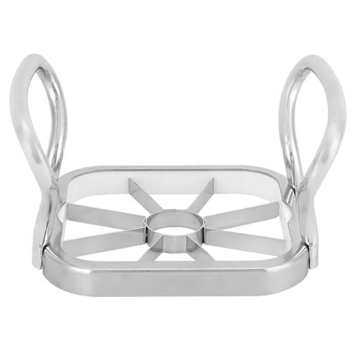 Nikou Cortador de patatas 5 en 1 de acero inoxidable, herramienta de cocina para freír, picadora de patatas, fácil de usar, diseño compacto, ideal para cocinar en casa