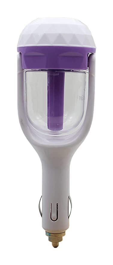 Yorten Car Humidifier Diffuser Accessories Aroma Diffuser Mini Air Purifier Freshener Cool Mist Maker for car 180 Degree Rotation With Fast And Sloe Mode