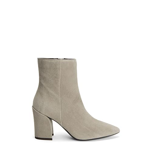 Aquatalia Women's Palomina, Ankle Boot, Heel, Casual, Zipper Almond Toe, Upper Calf Leather Outsole, Thermoplastic Polyurethane, Lining Fabric Outsole; Size 8 #TOP1