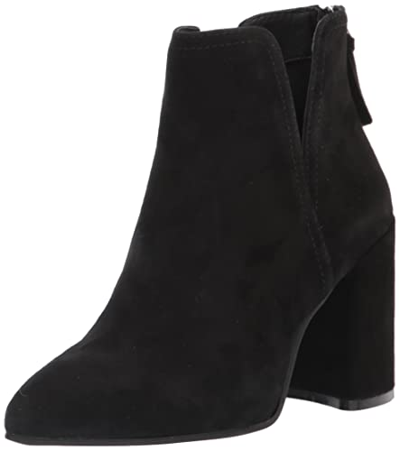 Steve Madden Damen Gedeiht Stiefelette, Schwarzes Wildleder, 41 EU