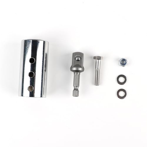 Adaptador de Taladro Eléctrico para Eje de Remolque de 1 Pulgada con Conector de 1/2 Pulgada 2