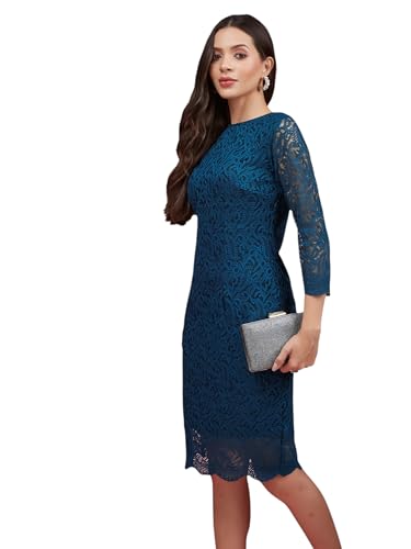 Image of Miss Chase Women's Sleeveless Collared Bodycon Above-Knee Polyester Dress