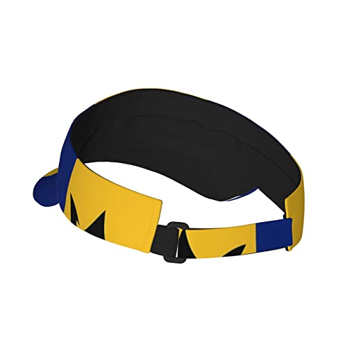 Image of Cute Funny Flag Hat Women Men Adjustable Flag Sport Sun Visor Hat Summer Fashion Sun Cap Beach Flag Hat