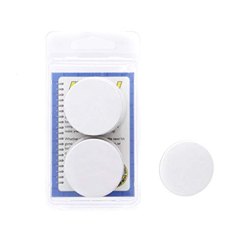 Pack de 30 fichas circulares de chipboard en blanco 1.5"