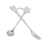 Stainless Steel Cat Coffee Drink Stainless Steel Spoon Tableware Kitchen Hanging Cups Pig