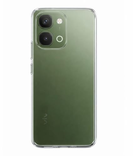 Image of COVERBLACK Flexible Rubber Case Back Cover Compatible for Vivo V2553 / Y21 /Vivo Y11 5G - Transparent