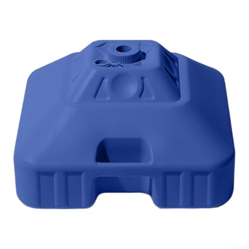 Base de parasol remplie d'eau 30L : support de parasol blanc et robuste pour terrasse