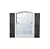 Polaris Homeside 4 Board and Batten Joined Vinyl Shutters (1 Pair) 14-1/2in. x 71in. - 410 Gray