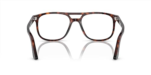 Image of Persol mens Po3329v Greta Aviator Prescription Eyewear Frames