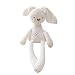 aixu Conejo Muñeca Bebé Sueño Confort Juguete Peluche Beige Atrae La Atención De Los Niños Cremoso-Blanco