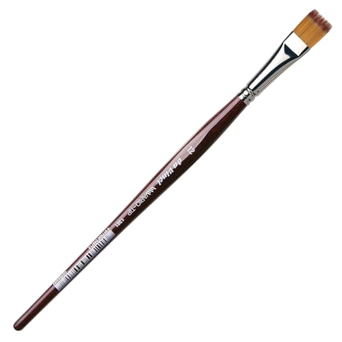 Image of da Vinci Watercolor Series VarioTip Paint Brush, Flat Synthetic, Size 12 (1381-12)