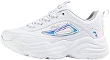 Fila Skye ZP Wmn Sneaker, White-Iridescent, 36 EU, Bianco Iridescente, 36 EU