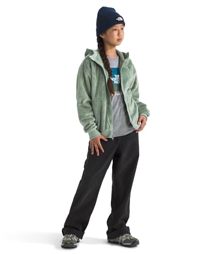 Image of THE NORTH FACE Girls' Osito Full Zip Hoodie | Fleece Hooded Jacket With Hand Pockets & Durable Ribbed Collar