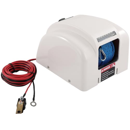 Winche eléctrico ancla 12V con control remoto inalámbrico miniatura 7