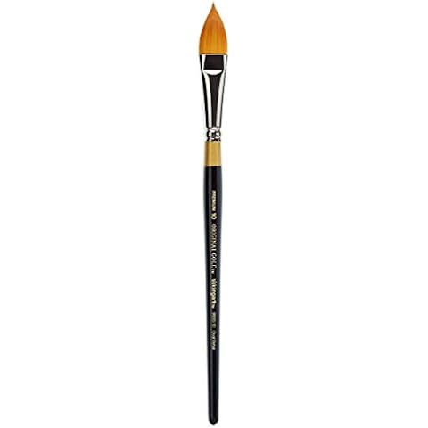 KINGART Gold 9930-10 Oval Floral Petal Series Brush Cover