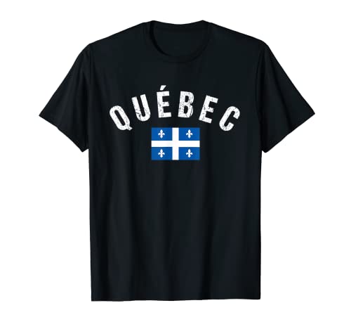 Bandiera del Quebec Canada Pride vacanza viaggio canadese regalo Maglietta