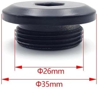 Ignition Cover View Hole Cap Crankcase Bolt For Motorcycle Accessories Magneto Stator Compatible With ZS177MM NC250 ZS194MQ-2 NC450 Models(NC-SILVER)