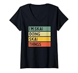 Mujer I'm Skai Doing Skai Things - Cita personalizada divertida Camiseta Cuello V