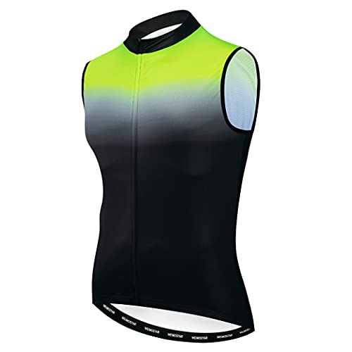 Gilet de cyclisme réfléchissant et sans manches Hotlion Cf0960g pour la sécurité à vélo L