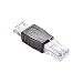 Produktbild Silverdee Netzwerkschnittstelle Rj45 an USB-Buchse Adapter USB an Netzwerkkabel Kristallkopf USB-Buchse an Ri45-Kristallkopf