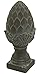 Produktbild Bambelaa! Pinie Terrakotta Pinienzapfen Garten Skulptur Artischocke Deko Gartenfigur Groß Für Außen Innen grau ca 33cm
