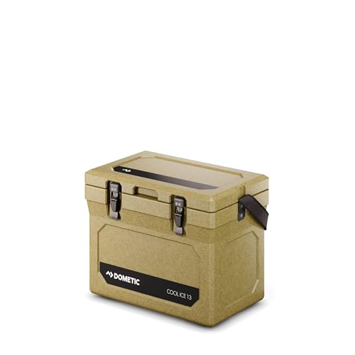 Dometic Cool-Ice WCI 13 - Kühlbox 13L - Thermobox - Hält Eiswürfel tagelang gefroren - Extrem Leicht - Kühlbox für Auto, LKW, Boot, Reisemobil - Olive