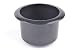 2 Pcs Black Plastic Cup Holder Insert For Sofa Boat RV Couch Recliner Poker Table