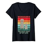Photo Gallery donna weimaraner vintage la parte migliore della mia vita retro dog lover maglietta con collo a v Photo Gallery donna weimaraner vintage la parte migliore della mia vita retro dog lover maglietta con collo a v