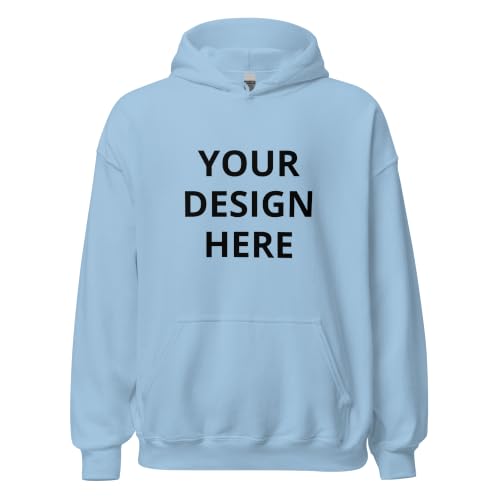 Image of Maydear Custom Hoodie Unisex Pullover Sweatshirt | Personalized with Photo, Logo or Text, For Men & Women