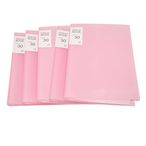 Pasta de livro de apresentação de plástico A4 com mangas de plástico transparente Livro de apresenta