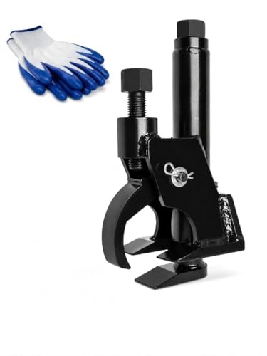 Image of Manual Tire Bead Breaker Tool, Heavy Duty Bead Buster for 38 inch to 42 inch Tires, Adjustable Tire Repair Kit for ATV, UTV, Tractor and Lawn Mower, Black (Use Hand Wrench Only)