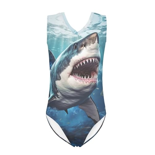 Xhuibop One Piece Swimsuits for Girls Beachwear Bathing Suits 3-14