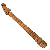 Contrairement aux manches brillants qui peuvent devenir collants après un jeu prolongé, ce manche de guitare en érable cuit dispose d'une finition satinée mate, offrant une sensation rapide et lisse. Chaque manche est soigneusement inspecté.