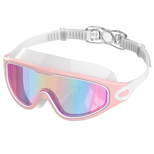 Ambienden Gafas Natacion Hombre Para Adultos, Montura Grande, Antivaho, ProteccióN UV, Lentes HD | Gafas Natacion Mujer Unisex Ideales Para Buceo Y Deportes AcuáTicos Al Aire Libre-WP