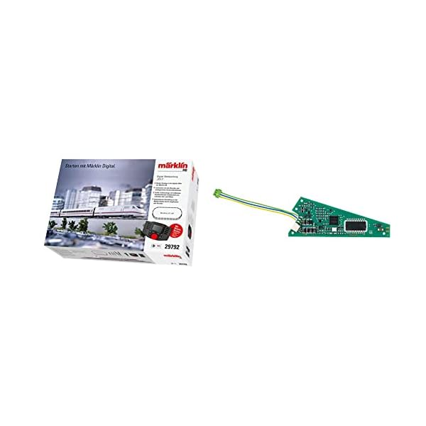 Märklin 29792 ‐ Digital-Startpackung Ice 2, Spur H0 Modelleisenbahn, viele Soundfunktionen, mit Mobile Station und C…
