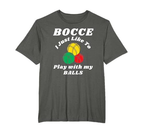 Bocce ball player fun humors saying, Italian Bowling T-Shirt